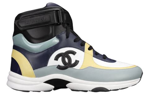 chanel high top sneakers 2017